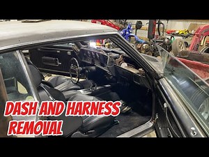 1970 Monte Carlo: Removing The Dash, Wiring, and Evap Module