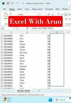 Advanced Excel Tricks 🔥 | IF Function + Conditional Formatting Explained | Excel With Arun #shorts