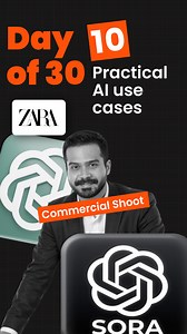 Comment "Model" and I will send you prompts directly in your DMs! Create a 100% realistic commercial shoot or ad for your brand using AI. I have demonstrated this with a shirt screenshot but you can take photo of any product like, shirt, hoodies, shoes, glasses, etc. Tools used: ChatGPT, Sora & CapCut. Step 1: Visit ChatGPT and input [GPT Prompt 1] to generate your model. Step 2: Upload images of your product and input [GPT Prompt 2]. Now you have an image of your model with your product! Step 3