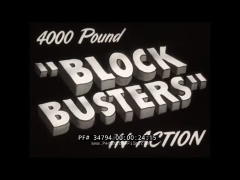 ARMY BALLISTICS WWII RESEARCH BLOCKBUSTER 4000 LB. BOMB EXPLOSIVE TESTS