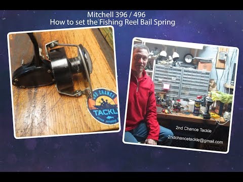Mitchell 396 & 496 Fishing Reel How to Set the Bail Spring