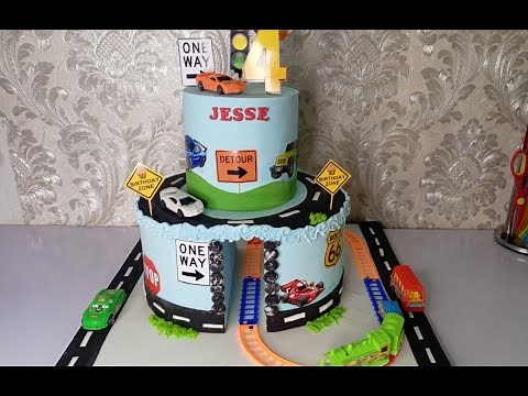 How to make the moving train cake