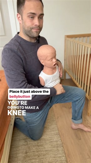 Thrive Training on Instagram: "Here’s how to use abdominal thrusts for kids over 12 months old."