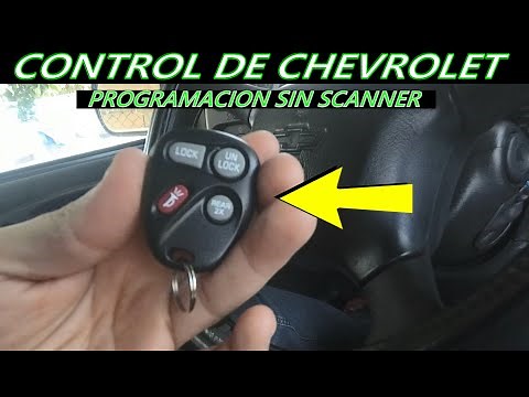 COMO PROGRAMAR CONTROLES DE CHEVROLET sin escaner