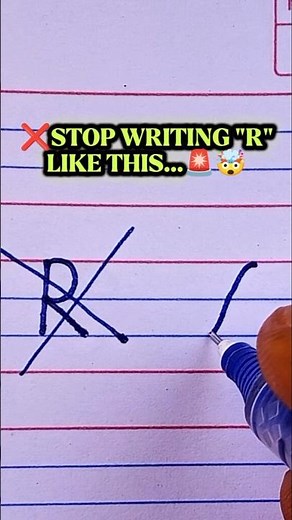 Satisfying Cursive Letter R | How write calligraphy letter R | #shorts#scribble#fyp#letterr #viral