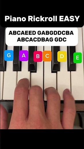 Never Gonna Give You Up (Easy Piano Tutorial)