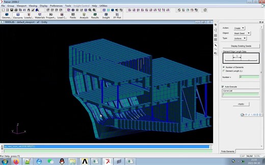 有限元CAE模型转换-FEMTransfer与Hypermesh软件对比,船舶海洋工程Patran/Nastran/Abaqus/Ansys/Sesam仿真分析