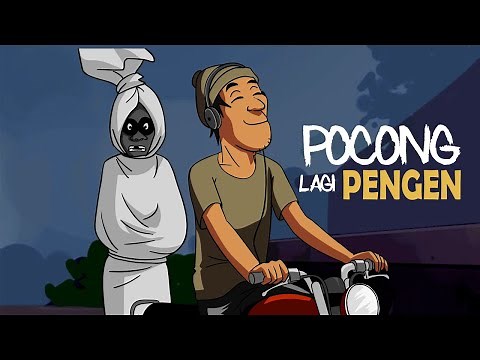 Pocong Lagi Pengen - Kartun Lucu Hantu