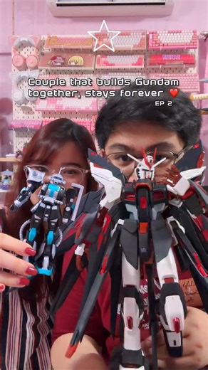 Jasmin Ang on Instagram: "❤️ this is your sign to build Gundam with your forever 🤭❤️ (EP 2) showing our current WIP and next kit + while watching netflix on my iPad ft. @zugucase HAPPY WEEKEND Y’ALL !!! ✦ our current WIP: Zaku II Hatsune Miku Ver. and PG Strike Freedom custom airbrush @ar.wldsuerte ✦ our next build: MG Wing Zero EW Ver.Ka and Astray Red Frame Dragonics + SNAA Titan Greatsword Tristan #gundam #gunpla #hatsunemiku #cutegundam #plamo"