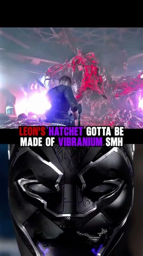 Leon's Hatchet is CRAZY #residentevilrequiem #shorts #gaming