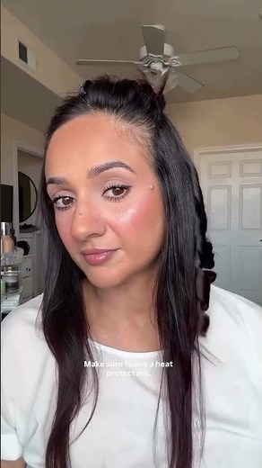 Curly Hair Tutorial: The Extended Barrel Black Gold Curling Irons curl long hair in seconds!