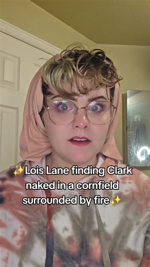 Lois Lane Encounters Clark Kent in a Cornfield