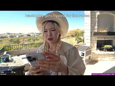 Hachubby gets hyped for the rodeo | Best Twitch, YT and Kick Clips
