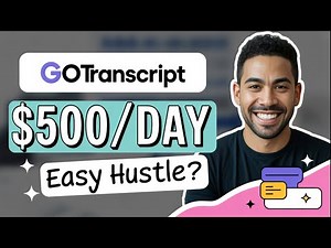 I Made $1,080 Using GoTranscript (Make Money Online)
