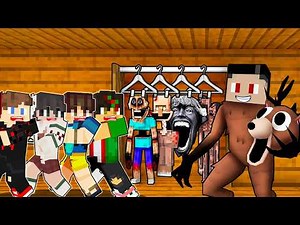 I Can SHAPESHIFT Into SCARY MONSTERS to PRANK my Friends in Minecraft!