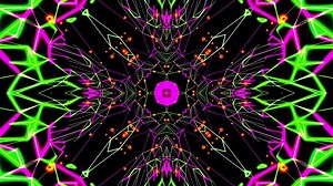 symmetrical patterns,VJ fractal kaleidoscope seamless loop animation.