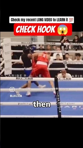 This FIGHTER has MASTERED the CHECK HOOK 💯 | #boxing #boxingtraining