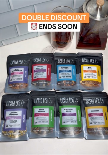If you’re trying to cut back on coffee but still want flavor, this sampler is perfect 🍵 8 different loose-leaf teas in one box — hot or iced — so you can figure out what you actually like without committing to one flavor. Great for mornings, evenings, or gifting to a tea lover. #tiktokshopholidayhaul #TikTokShopCreatorPicks #TikTokShopFinds #GiftIdeas #TeaLovers