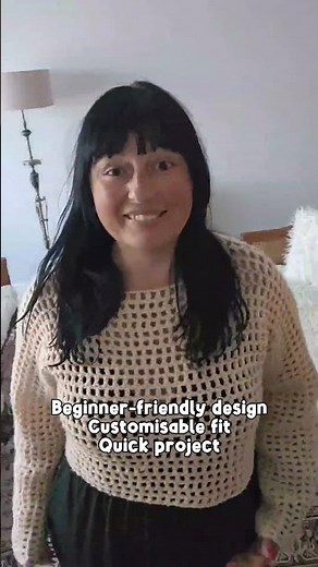 Beginner Mesh Top: No Complicated Shaping! 🍓