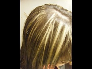 Como hacer MECHAS Y TINTE A LA VEZ, (CORTINAS) hightlights and color. Video 3