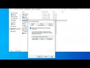 How to to change user folder locations in Windows 10