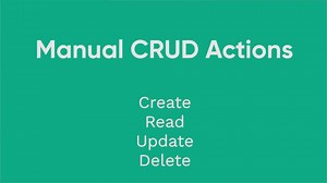Manual CRUD Actions