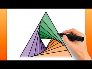 Comment Dessiner Un Triangle Géométrique (Tutoriel De Dessin Facile)