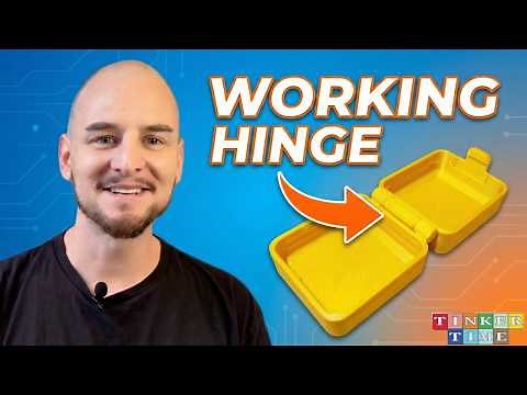 How To Make: Box Hinge From SCRATCH Using Tinkercad For 3D Printing