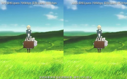 编码器质量对比之VP9 x265篇