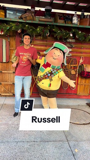 Russel Showing Thomas His Explorer Pack