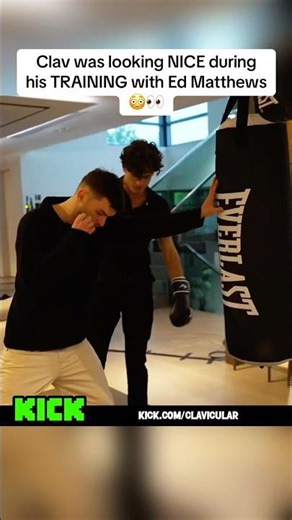 Clav was looking NICE during his TRAINING with Ed Matthews😳👀 #clavicular #edmatthews