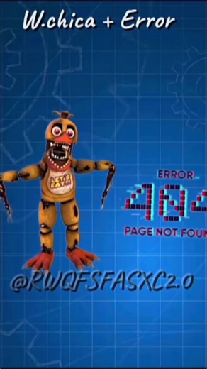 FNAF AR/ Withered Animatronics + system error character⚡