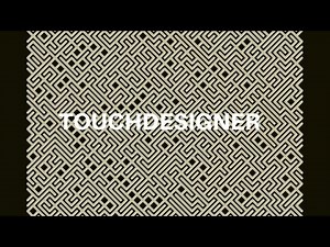 Creative coding with sops | Python maze TouchDesigner
