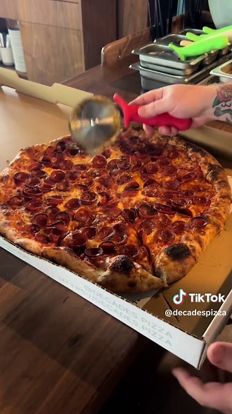 Decades Pizza on TikTok