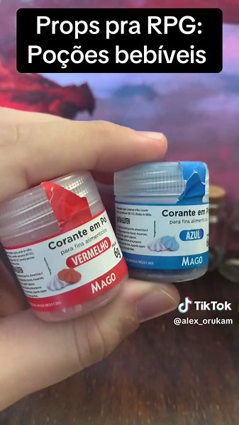 Props para RPG: Poções Bebíveis Caseiras
