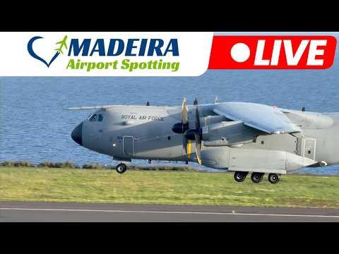 LIVE RAF AIRBUS A400 Action at Madeira Island Airport 07.02.2026