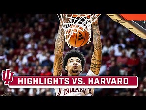 Harvard at Indiana | Highlights | Big Ten Men's Basketball | Nov. 26, 2023
