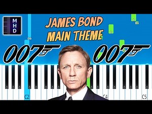 James Bond Theme - Piano Tutorial
