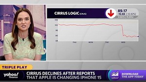 Cirrus Logic stock declines on reports of Apple altering iPhone 15 design