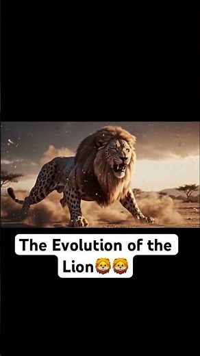 The Evolution of the Lion 🦁🦁