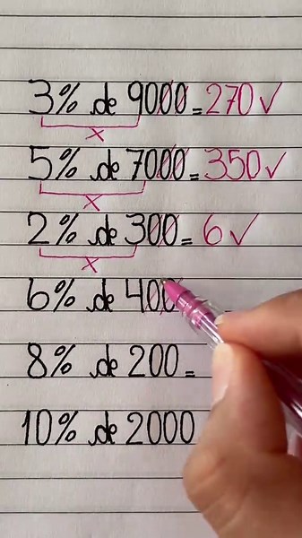 This percentage tip is a lifesaver on the exam😱📝 #matematicas #math #education #viralvideo #fyp