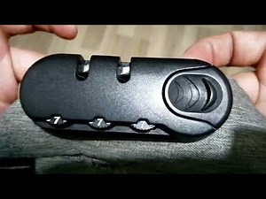 Desbloquear Morral antirrobo - Olvidé mi contraseña. Clave