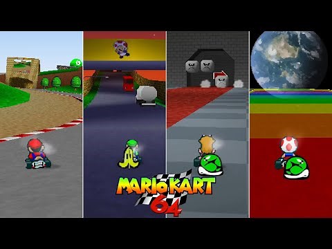 Mario Kart 64 x Super Mario Kart // Full Game Walkthrough (Grand Prix) - All 4 Cups [150cc]