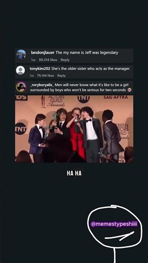 millie was babysitting lmao #strangerthings #netflix #shorts #edit #childactor #funny #memes