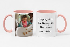 Personalised Picture and Text Mug | Gift, Personalisation - Etsy
