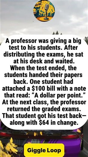 Professor’s Brilliant Response To A Student’s Bribe Attempt#funny #joke #humor