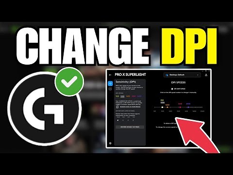 How To Change Mouse DPI Logitech G HUB - Full Tutorial