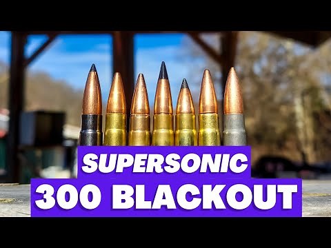 300 Blackout Supersonic Ammo Test!!!