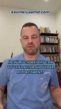 How Much Weight Can You Lift After Shoulder Replacement #shoulderreplacement #orthopaedicsurgeon