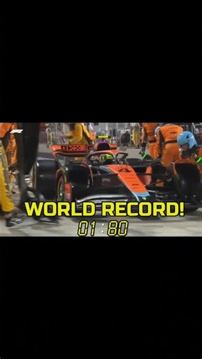 Fastest F1 Pit Stop of All Time (World Record!) 🛠️🔩 #f1 #mclaren #pitstop #formula1 #worldrecord
